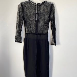 Elisa Etta Franchise black cocktail dress Italy retails Eur 552.00